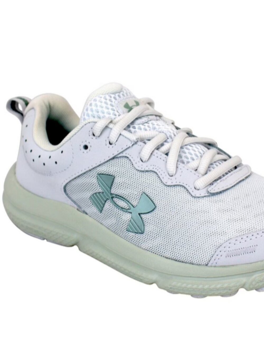 Under Armour Charged Assert 10 Size 6.5 Gray/Silica EUC